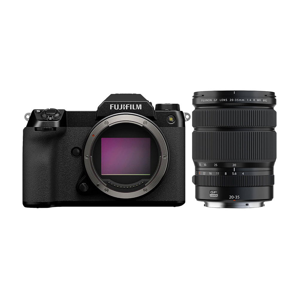 

Фотоаппарат Fujifilm GFX 50S II Body + GF 20-35mm f/4.0 R WR, черный