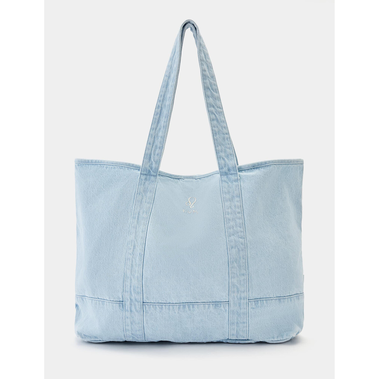 

Сумка-шоппер Pull&bear Denim, бледно-голубой