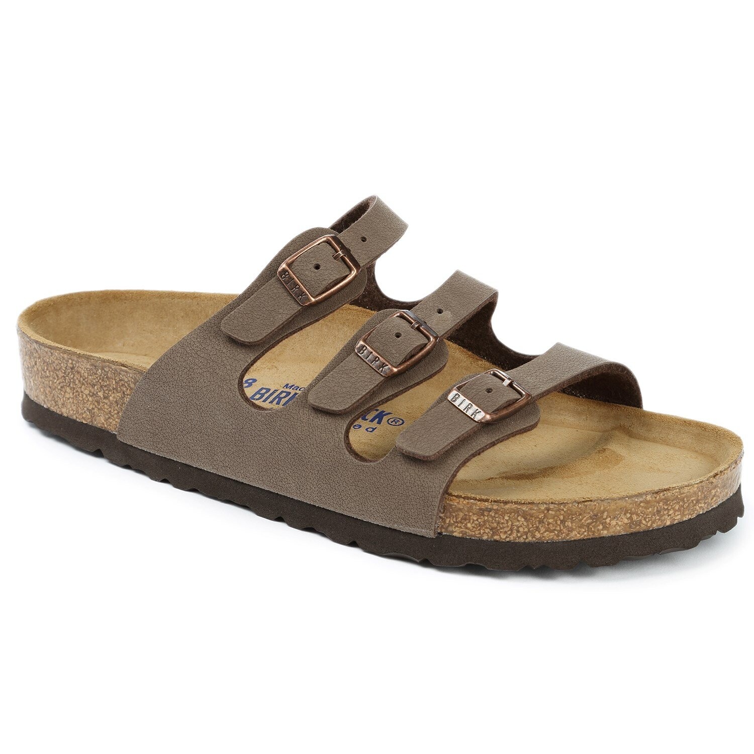 

Сандалии с мягкой стелькой Birkenstock Florida Birko-Flor, черный