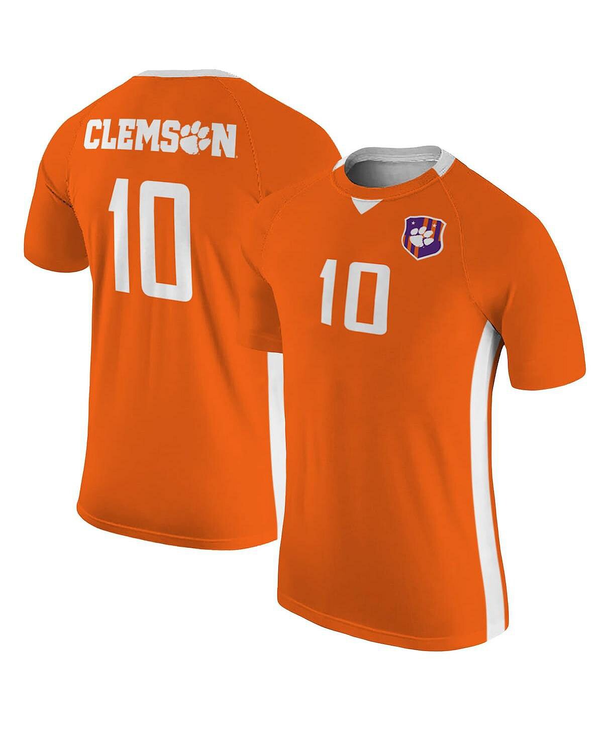 

Мужская футбольная майка #10 orange clemson tigers The Victory