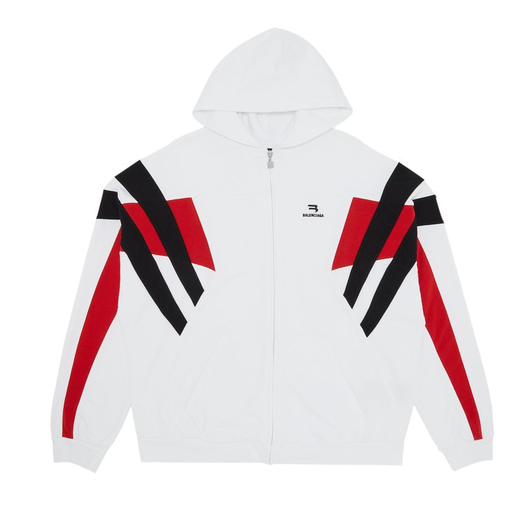 Худи Balenciaga Tracksuit Hoodie 'White/Black', белый - фото