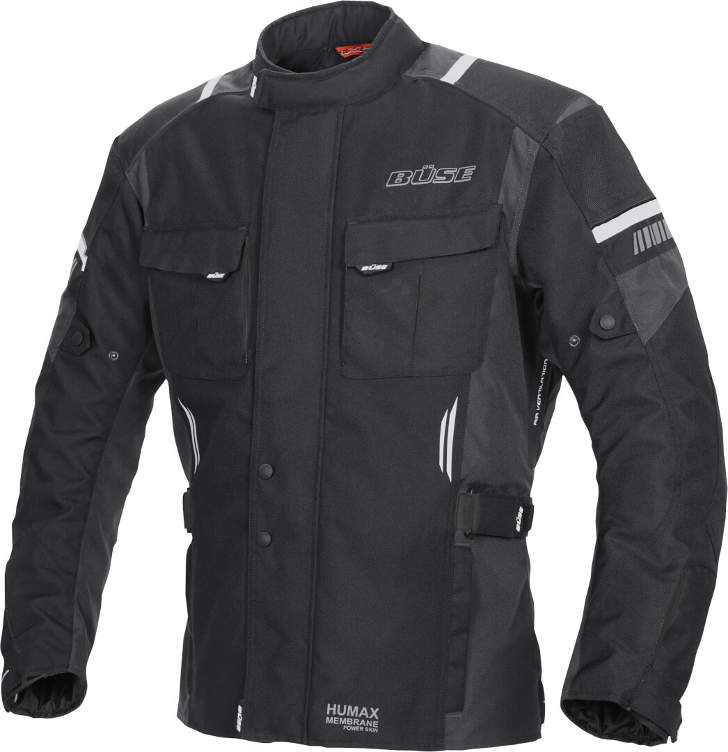 Куртка текстильная мотоциклетная Büse Breno Pro, серый