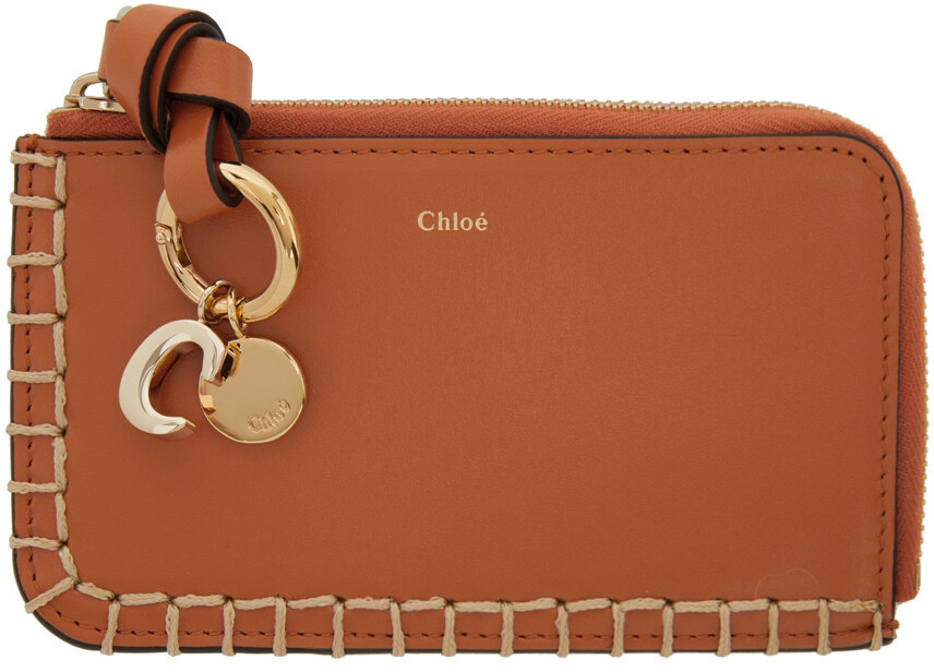 

Визитница с оранжевым алфавитом Chloé