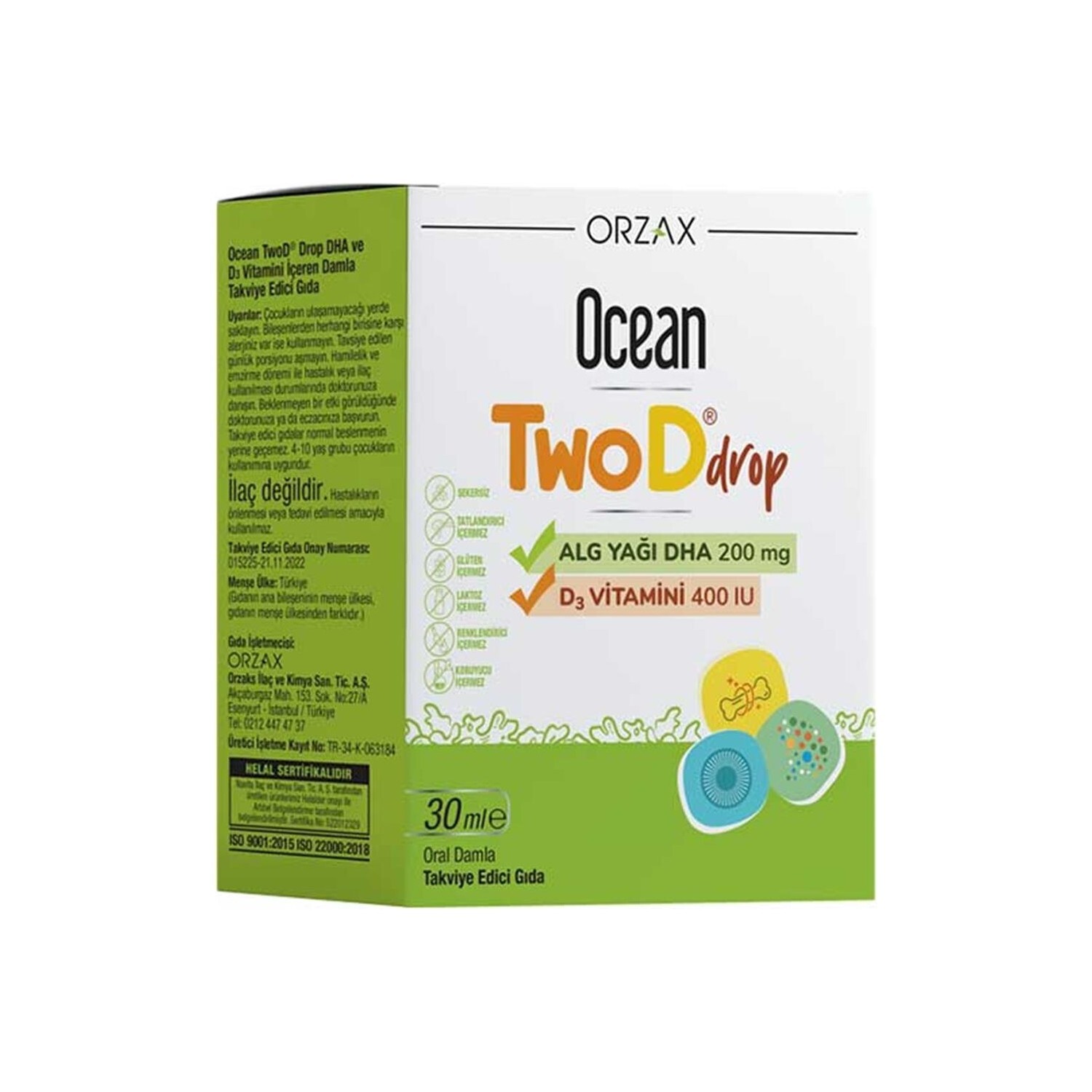 

Капли Ocean Twod Drop D3 400 МЕ, 30 мл