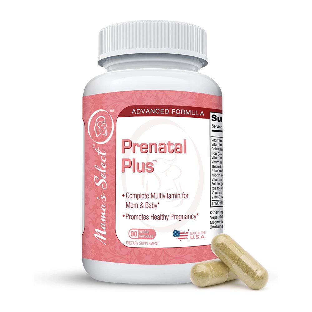 Мультивитамины для беременных женщин Mama's Select Prenatal Plus, 90 капсул solgar формула v vm 75 мультивитамины и хелатные формы минералов 120 капсул