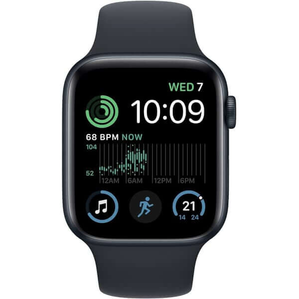 

Умные часы Apple Watch Series SE Gen 2 (GPS + Cellular), 44 мм, темная ночь, Черный