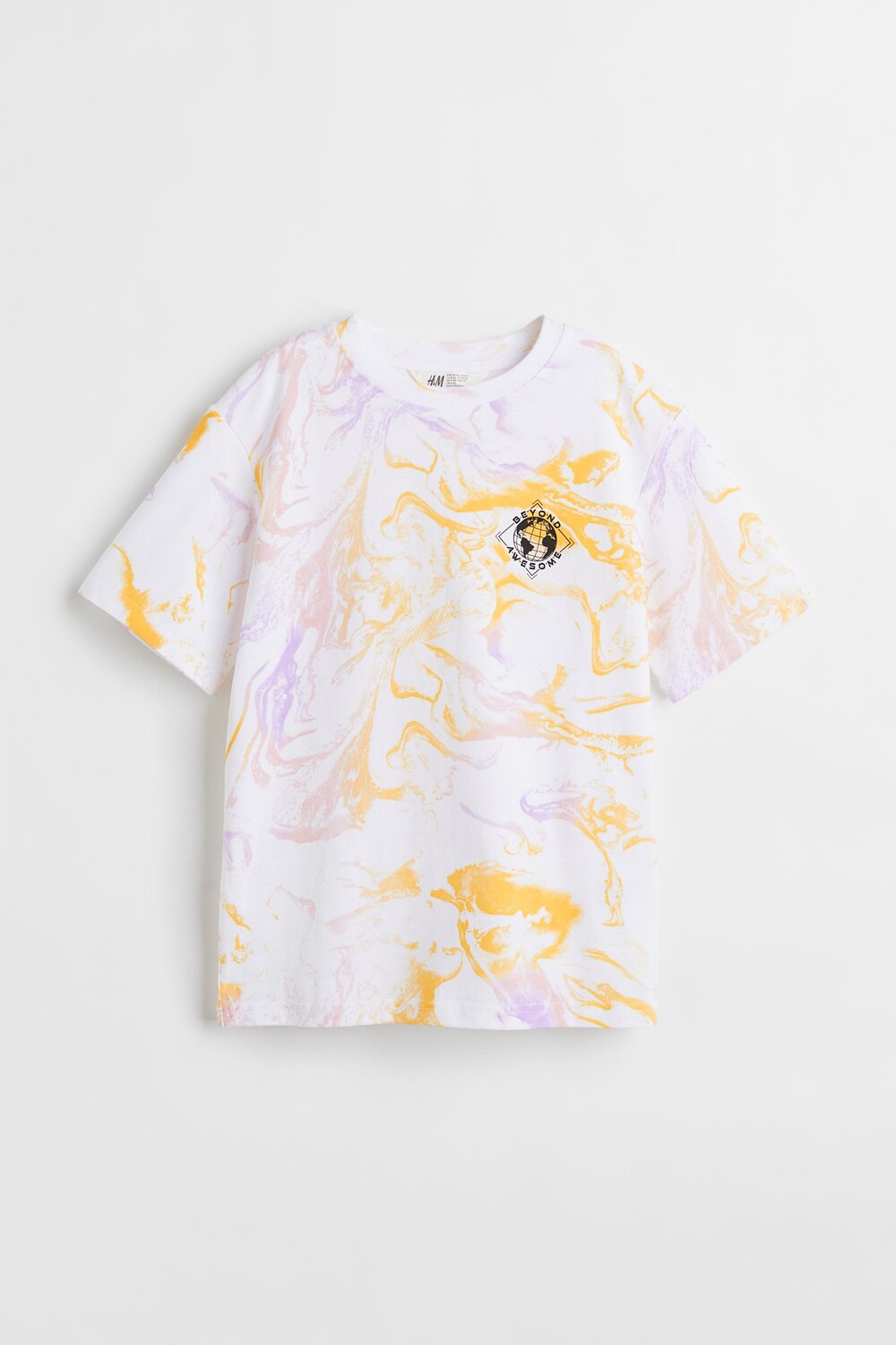 

Футболка с принтом H&M Marble-Patterned