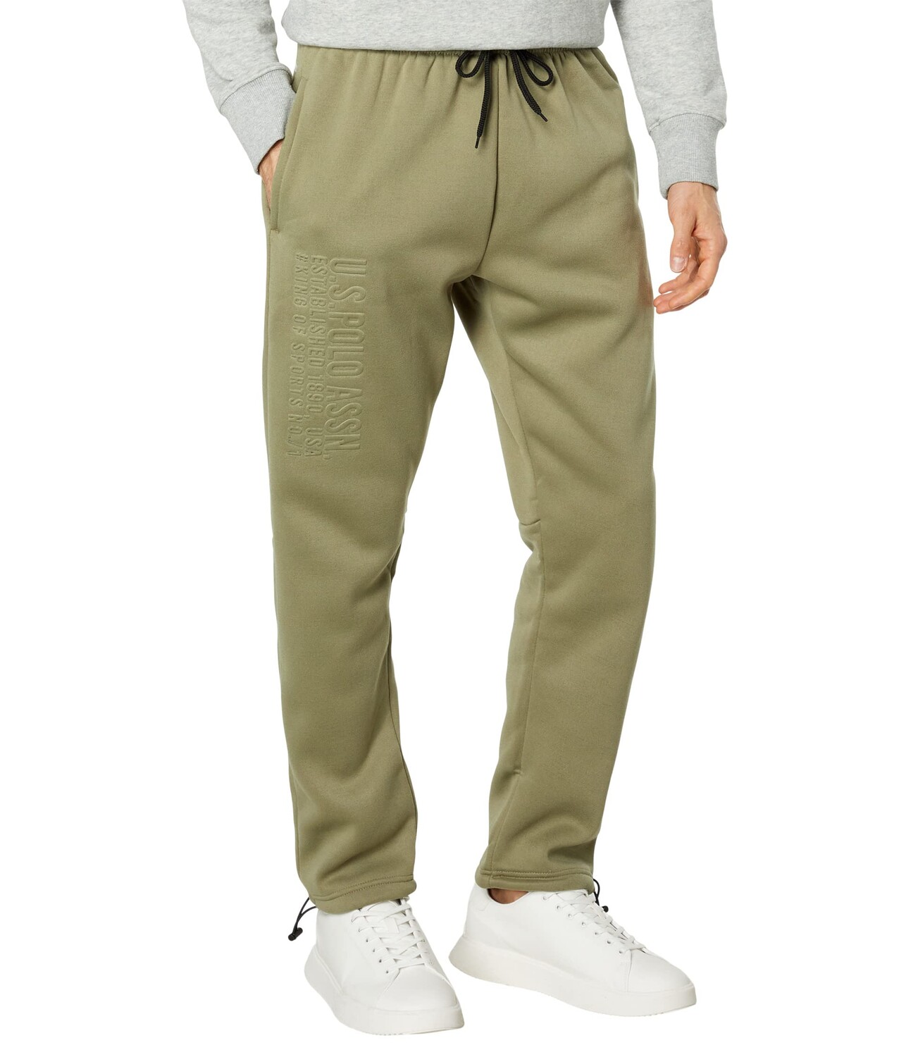 

Джогггеры U.S. POLO ASSN., Embossed Fleece Joggers, Коричневый