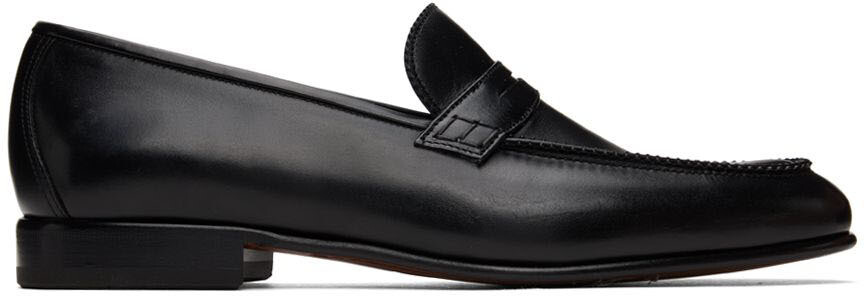 

Мокасины черного лорда Ferragamo, Черный
