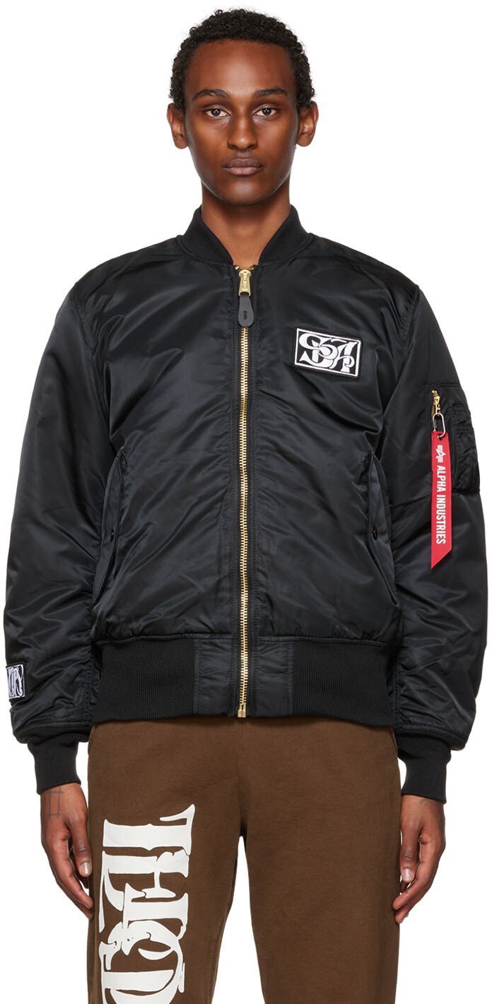

Черный бомбер Alpha Industries Edition Total Luxury Spa