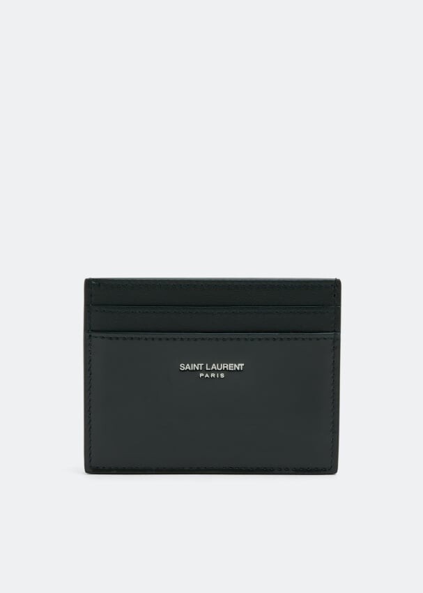 

Картхолдер SAINT LAURENT Credit card case, зеленый