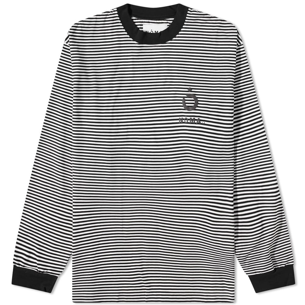 

Футболка NOMA t.d. Long Sleeve Logo Stripe Tee, Серый