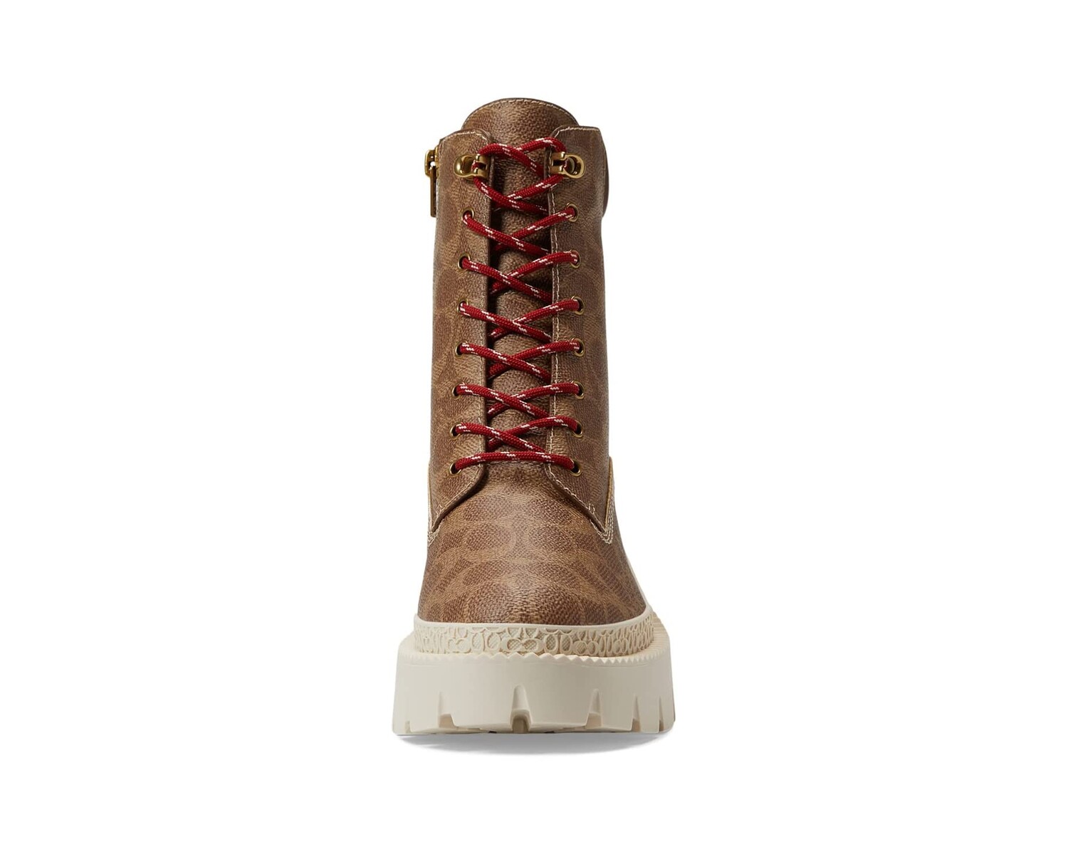 

Ботинки Ainsely Coated Canvas Bootie COACH, тан