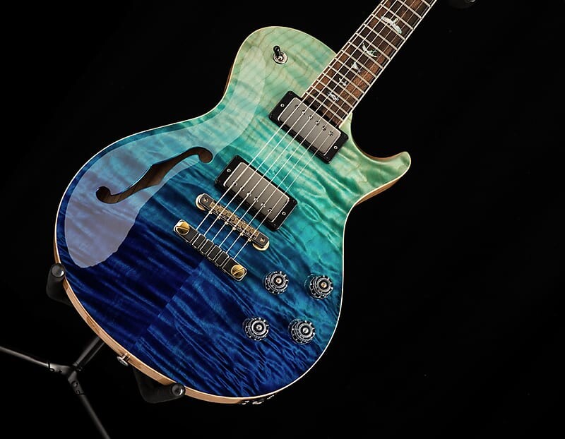 

Paul Reed Smith Wood Library McCarty Singlecut 594 Semi-Hollow Brian's Limited Blue Fade PRS McCarty 594 Singlecut Semi-Hollow Wood Library