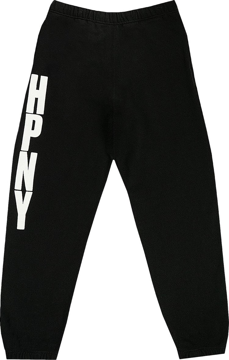 Спортивные брюки Heron Preston HPNY Sweatpants 'Black/White', черный футболка heron preston hpny черный белый