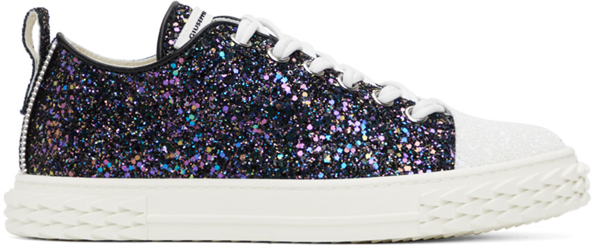 

Черно-белые кроссовки Blabber Giuseppe Zanotti