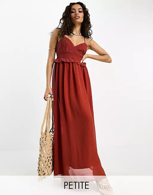 

Сарафан макси Vero Moda Petite, красный