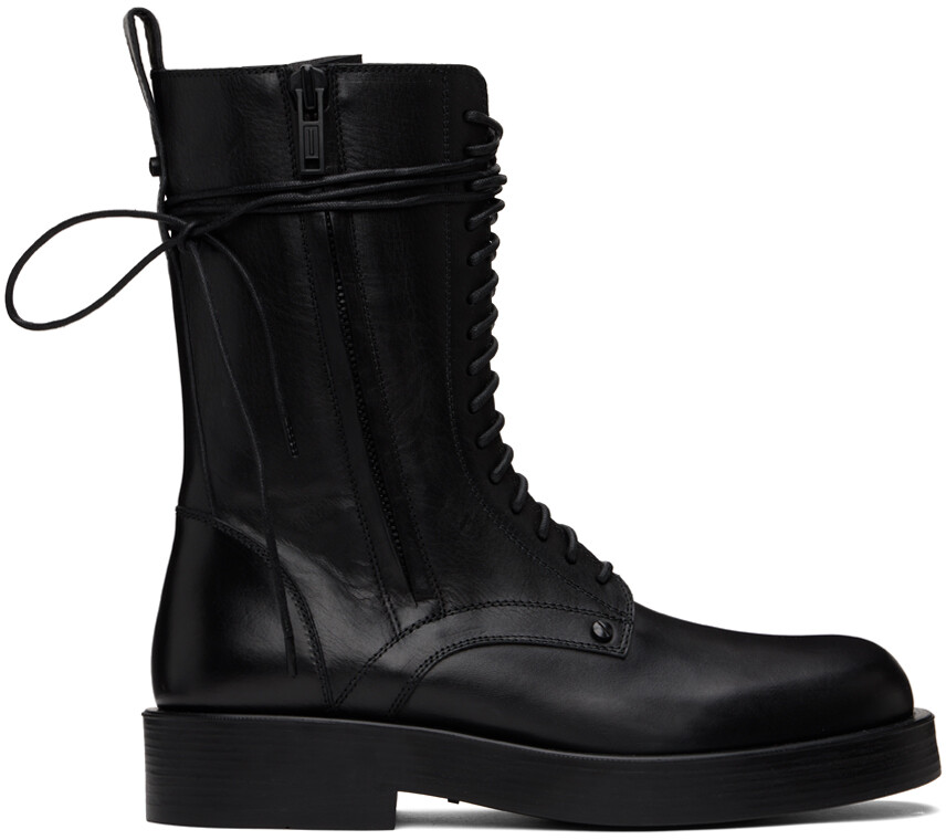 

Черные ботинки Максим Ann Demeulemeester