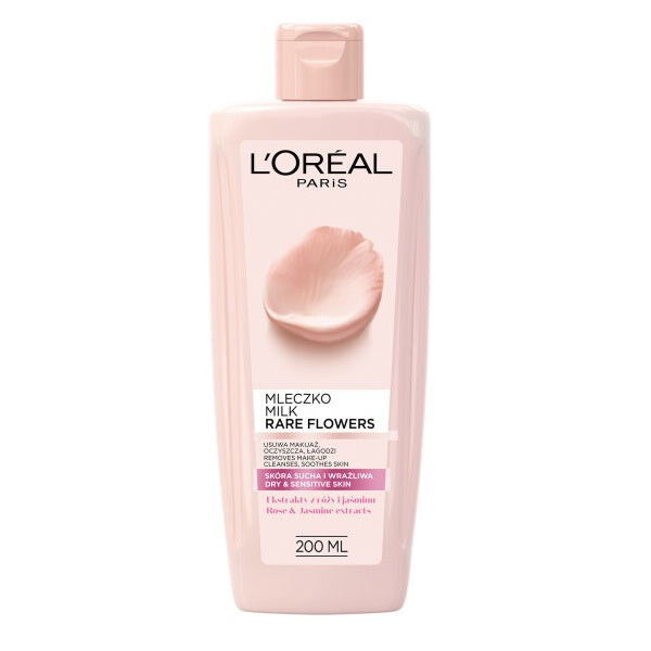 

L'Oreal Paris Успокаивающее молочко Rare Flowers для сухой и чувствительной кожи 200мл