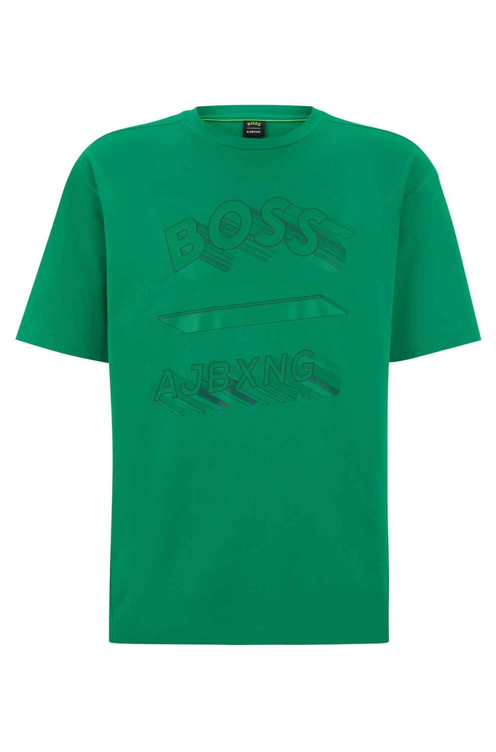

Футболка Boss Relaxed-fit In Cotton Jersey With Capsule Detailing, светло-зеленый