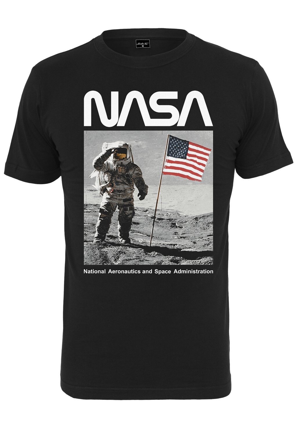 

Футболка с принтом ФУТБОЛКА NASA MOON MAN TEE Mister Tee, черная