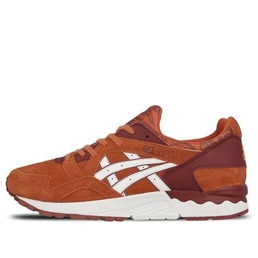 

Кроссовки гель лайт 5 Asics, красный