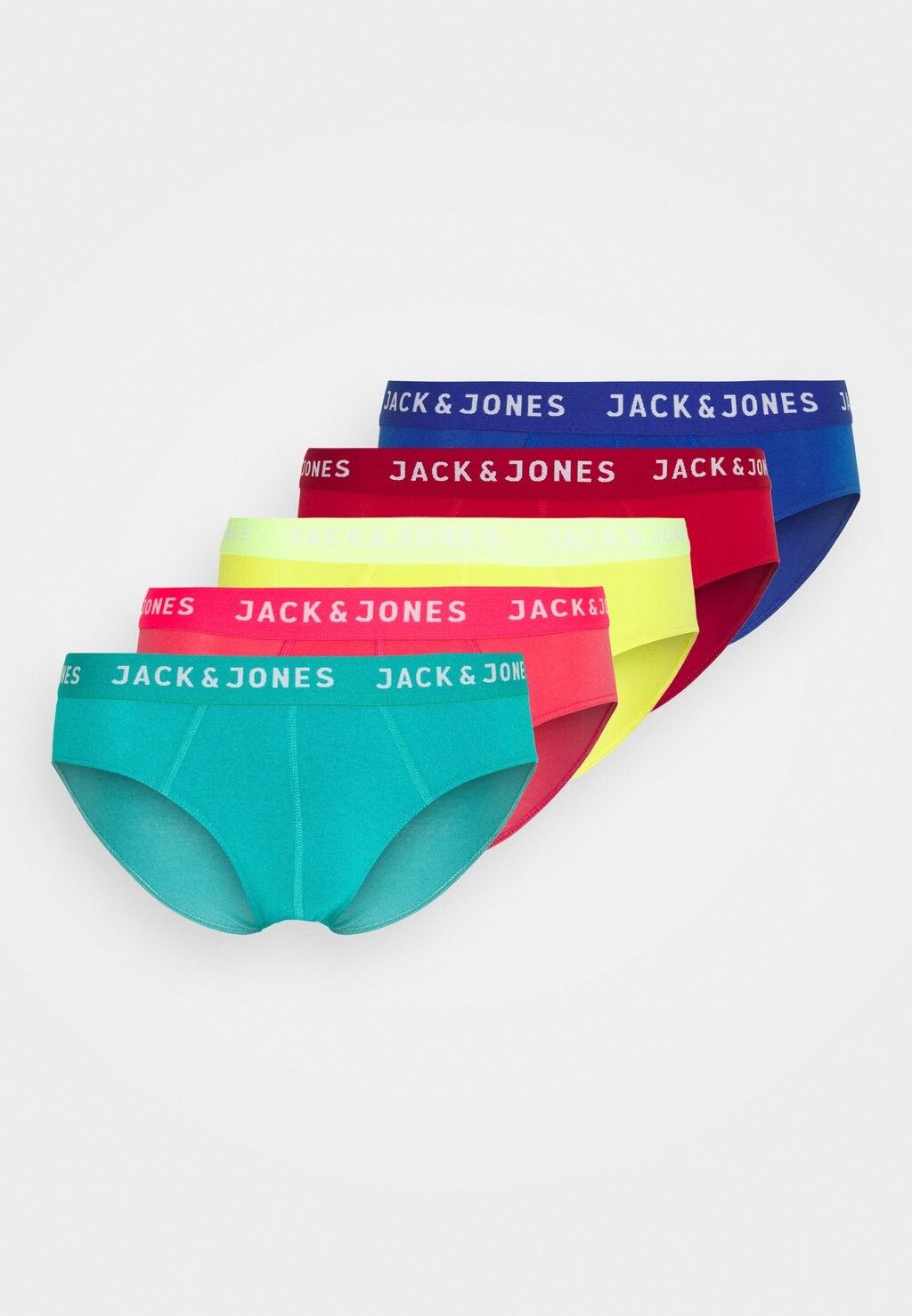

Трусы JACSUMMER COLOR BRIEFS 5 PACK Jack & Jones, розовый