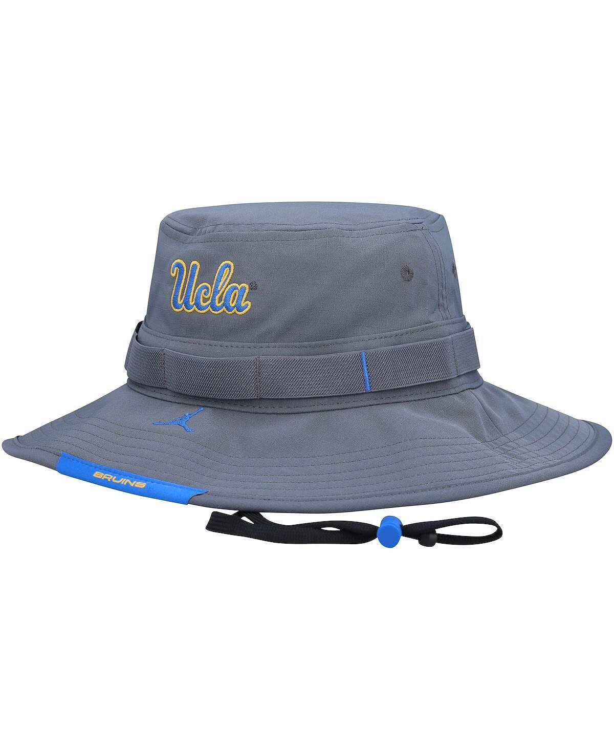 

Мужская брендовая серая панама UCLA Bruins Performance Boonie Jordan