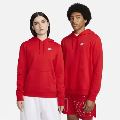 

Худи Nike Sportswear Club Fleece, цвет University Red/White