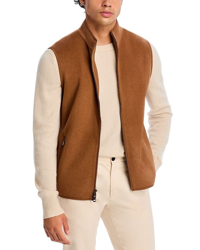 

Флисовый жилет Peter Millar Crown Flex, коричневый
