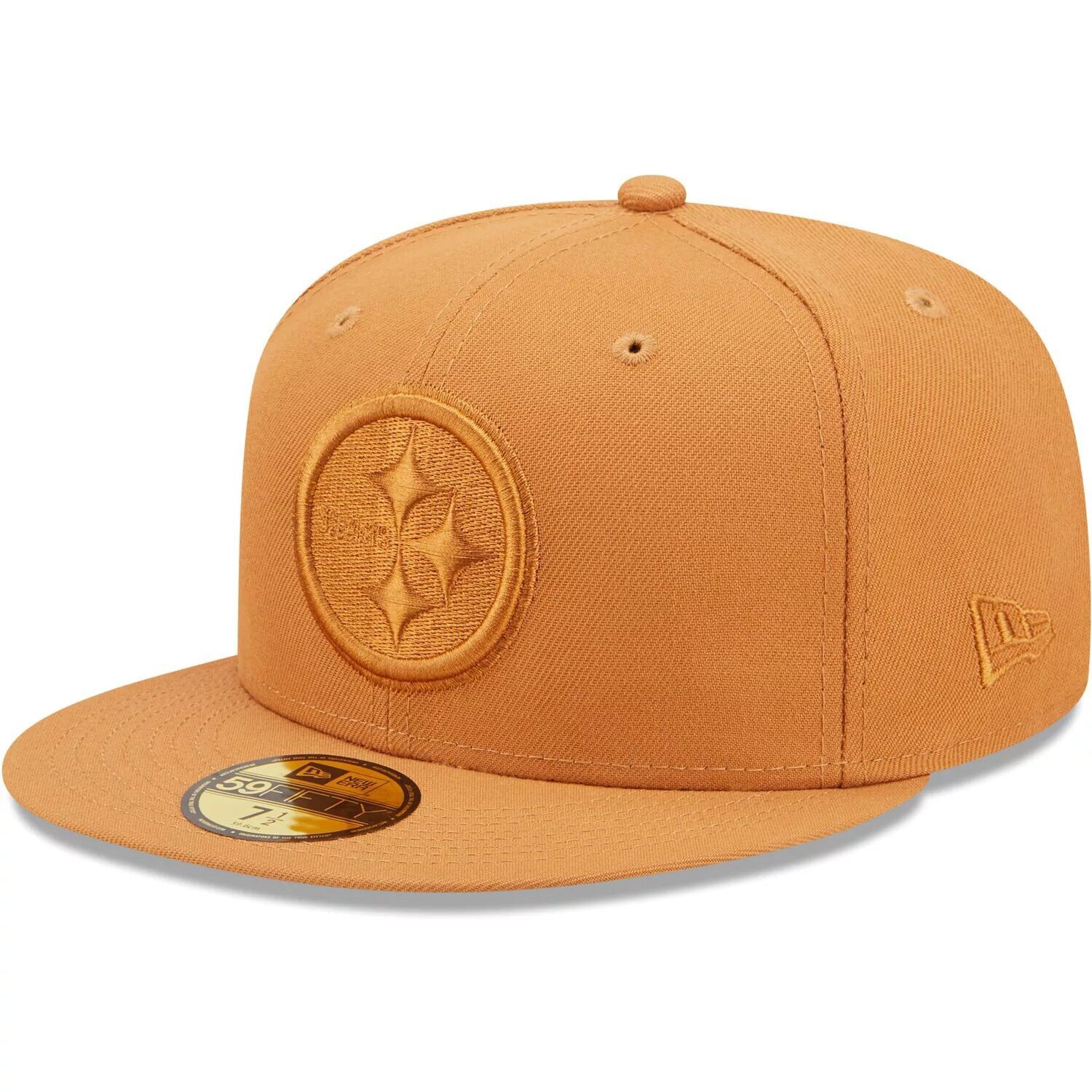 

Мужская облегающая шляпа New Era Brown Pittsburgh Steelers Team Color Pack 59FIFTY