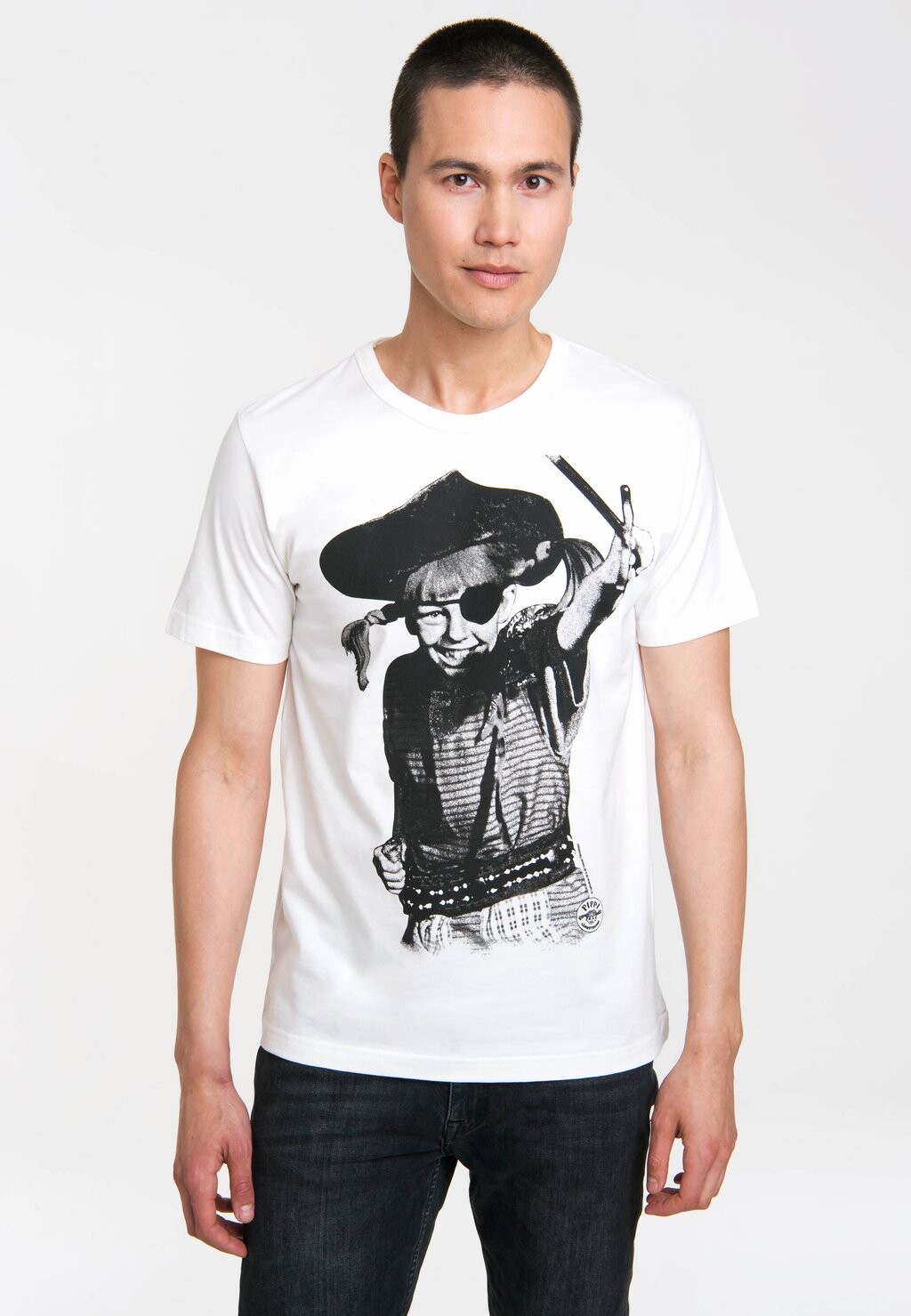 

Футболка с принтом LOGOSHIRT, белый
