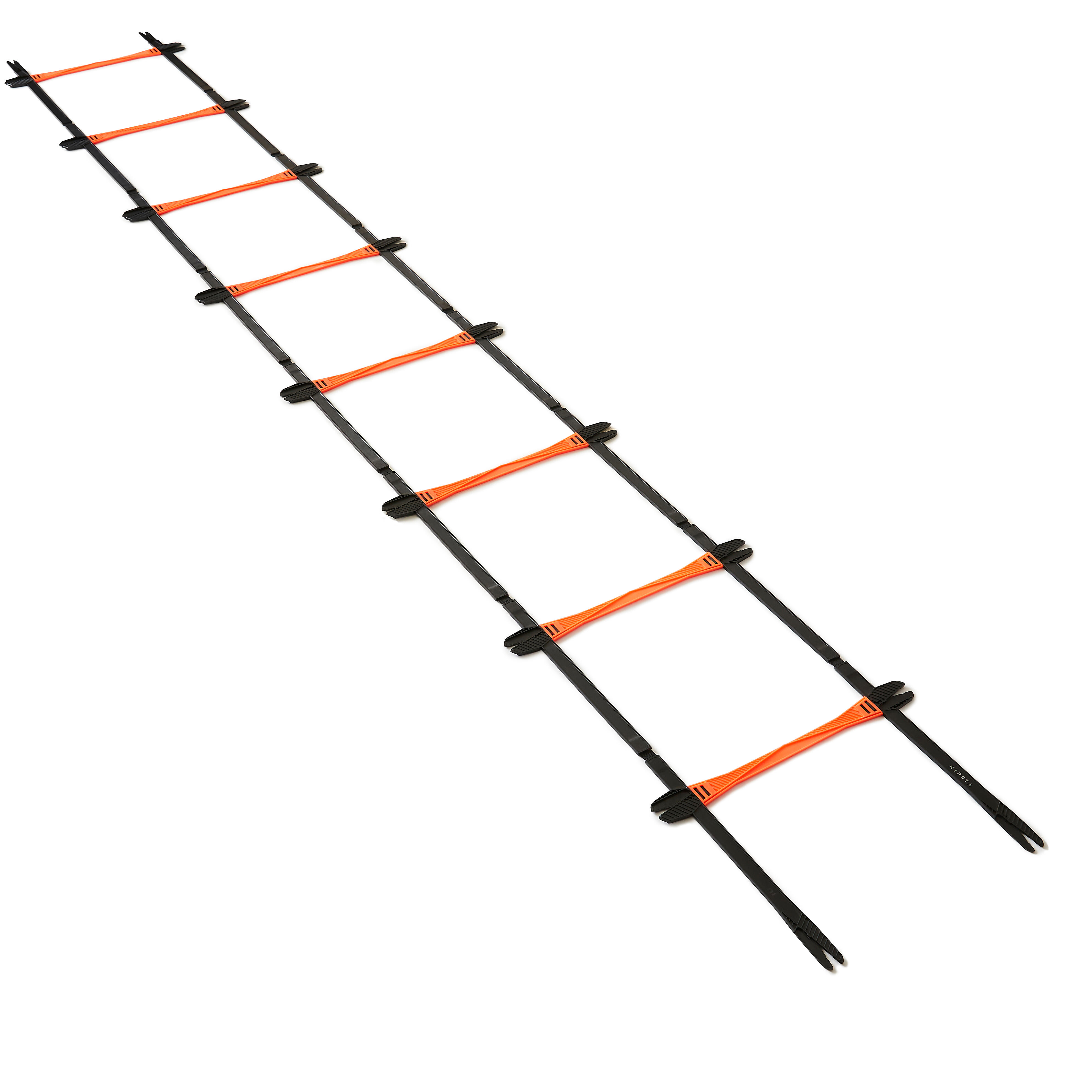 Оранжевая модульная тренировочная лестница Kipsta оптовая продажа высокое качество регулируемая футбольная тренировочная скорость вставка пряжка лестница гибкая лестница с черной сумк