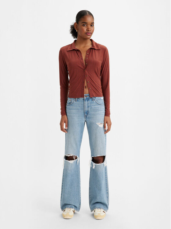 

Облегающий крой джинсов Levi's, синий