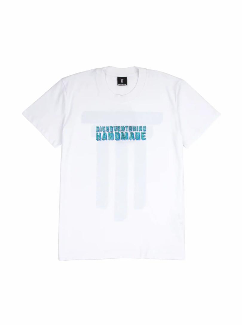 хлопковая футболка ennergiia 21 14002п э серый 110 Хлопковая футболка с логотипом Diego Venturino