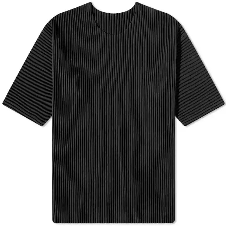 

Футболка Homme Plissé Issey Miyake Pleated Half Sleeve, черный