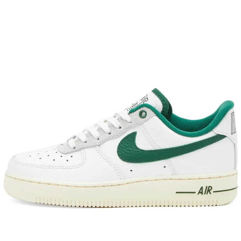 

Кроссовки Nike W Air Force 1 '07 LX, белый/зеленый/серебряный, Зеленый;белый