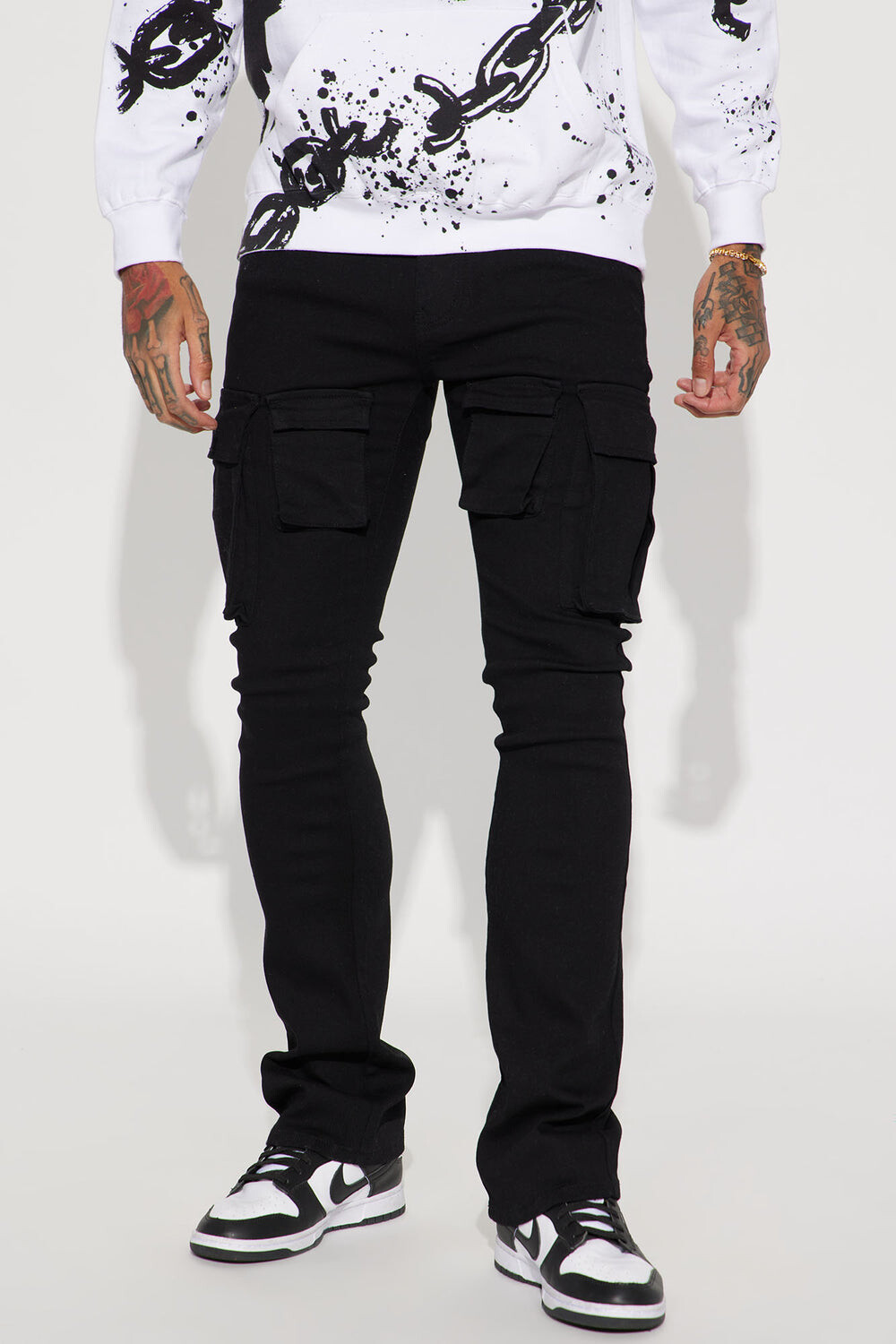 

Брюки карго Fashion Nova KNB3240, черный