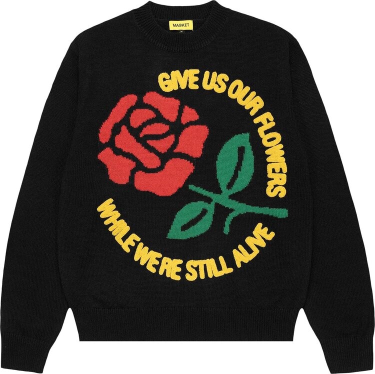 

Свитер Market Rose Garden Sweater 'Black', черный