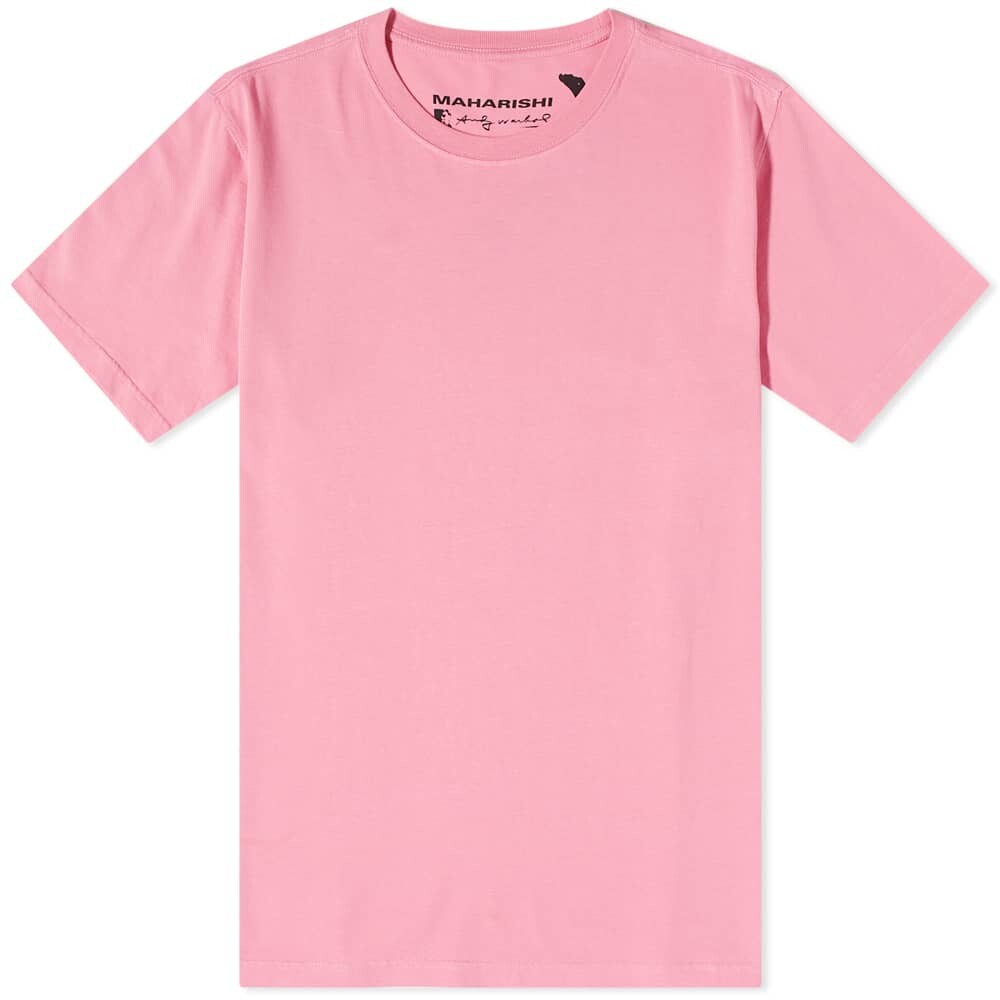

Футболка Maharishi Maha Warhol Mind Temple Tee, Розовый