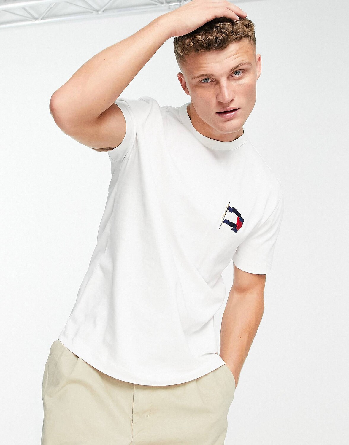 

Белая футболка Tommy Hilfiger, Белый