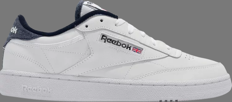 Кроссовки Reebok Club C 85, бело-черный - фото