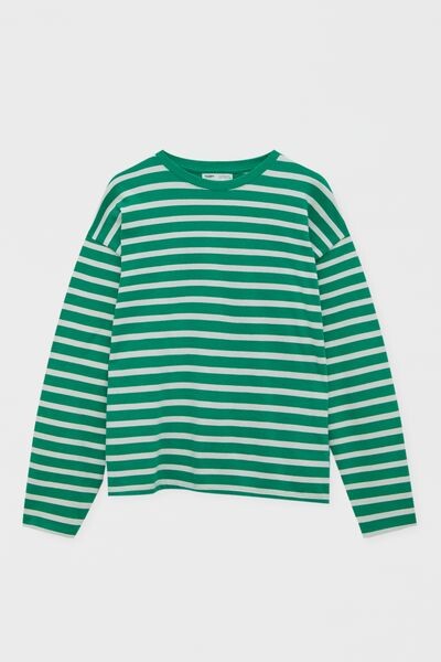 

Полосатая футболка оверсайз PULL&BEAR