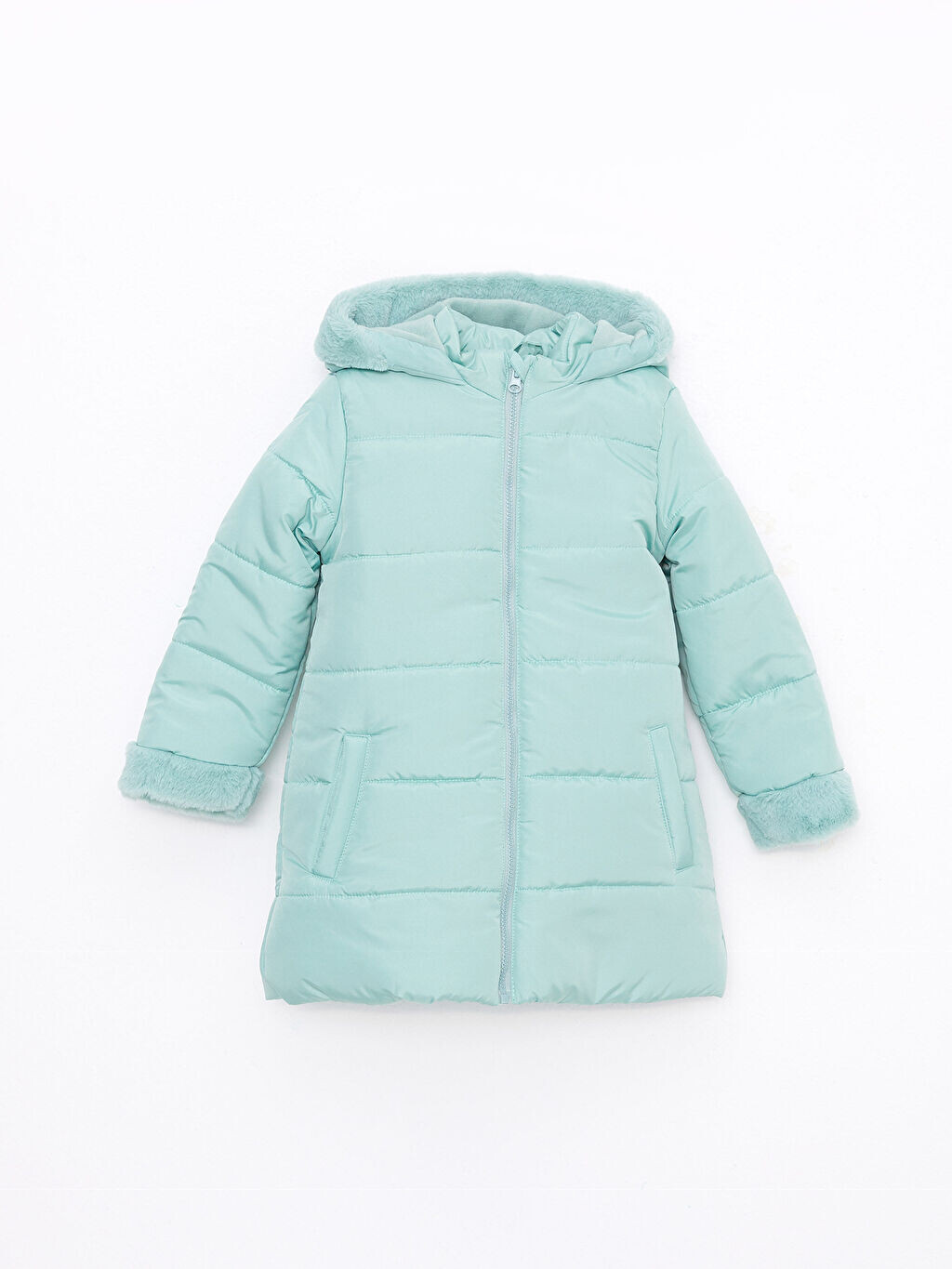 

Базовое пальто для девочек с капюшоном LCW Kids