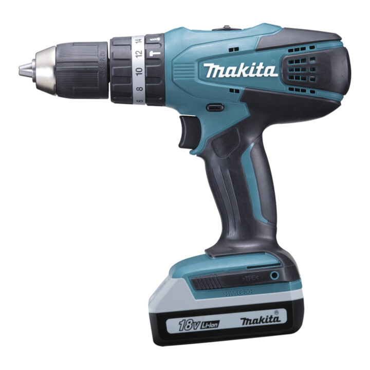 

Аккумуляторная ударная дрель Makita HP457DWE
