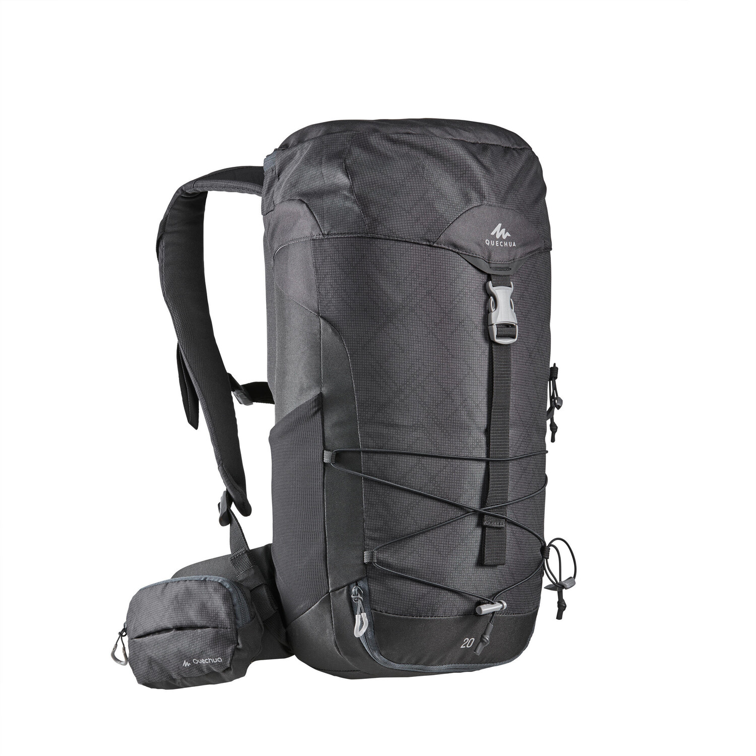 

Рюкзак походный Quechua MH100 20 л, темно-серый