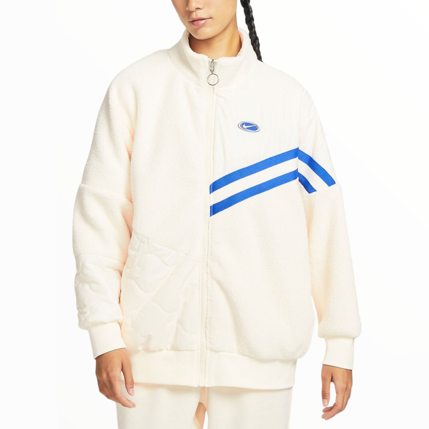 

Куртка Nike Zip NSW Sherpa Nylon, белый