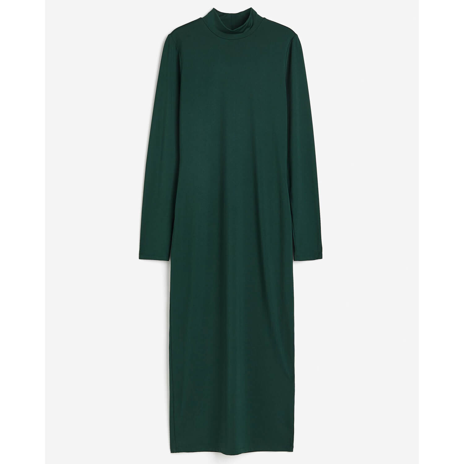 

Платье H&M Stand-up Collar, темно-зеленый