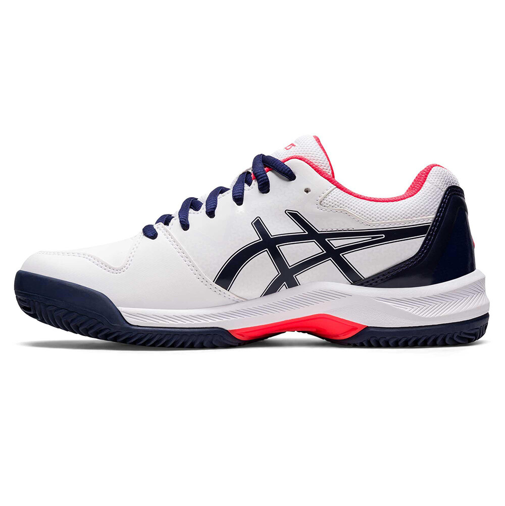 

Теннисные кроссовки Asics Gel Dedicate Clay, белый/тёмно-синий