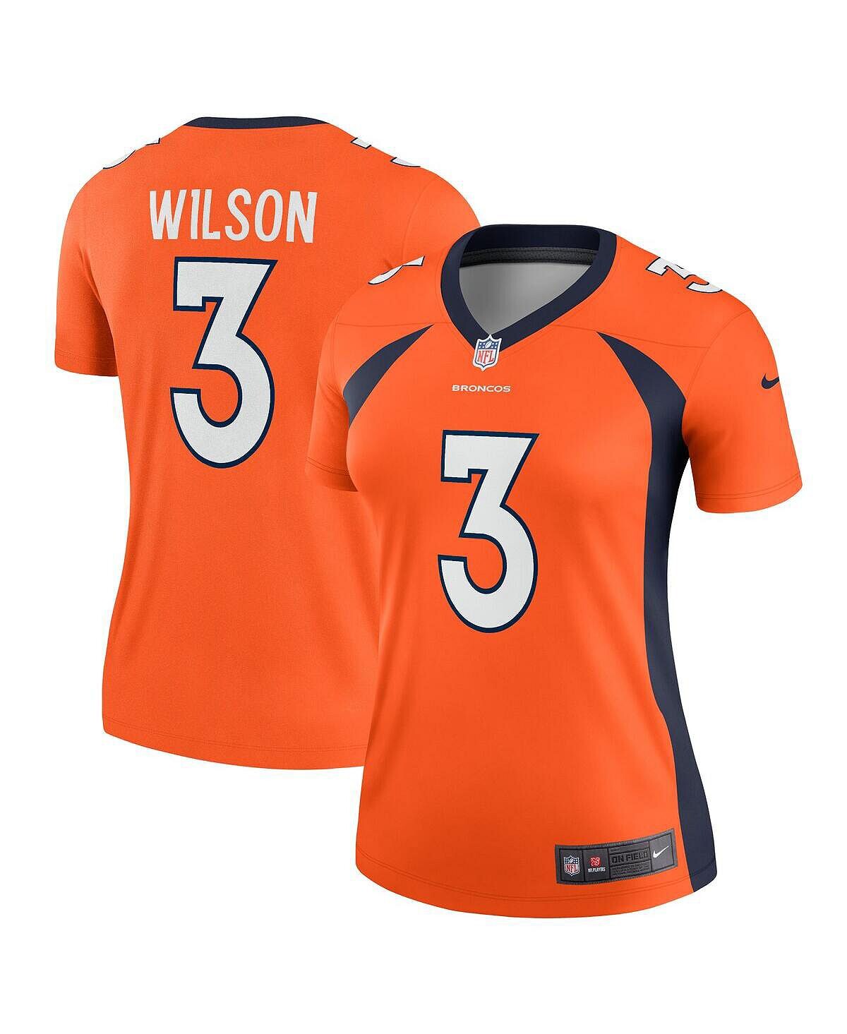 

Женское джерси russell wilson orange denver broncos alternate legend Nike, Оранжевый